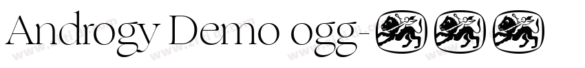 Androgy Demo ogg字体转换